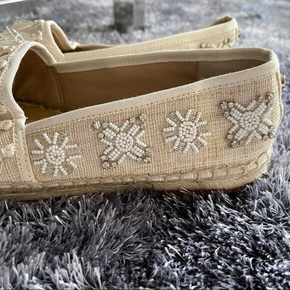 Antonio Melani Dacora Beaded Tassels Mules Espadrilles Size 10M Womens New - Picture 7 of 11